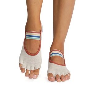 Toesox Womens/Ladies Mia Misty Half Toe Socks / vintage rainbow